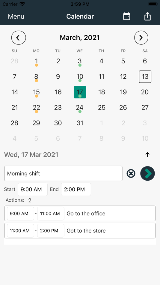 #6. Scheduler workers/students Pro (iOS) Podle: siarhei yatsuk