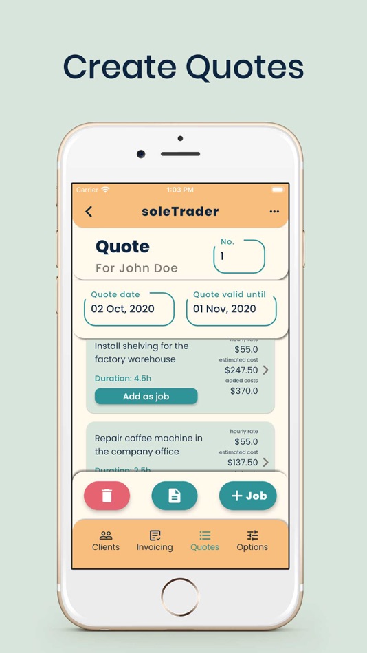 #4. Sole Trader - Quotes, Invoices (iOS) 由: Greater Web Publishing