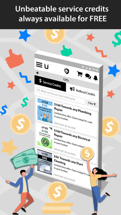 UTZO:Hire Only Vetted Pros Screenshot