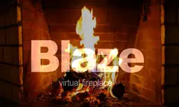 Blaze - 4K Virtual Fireplace app icon
