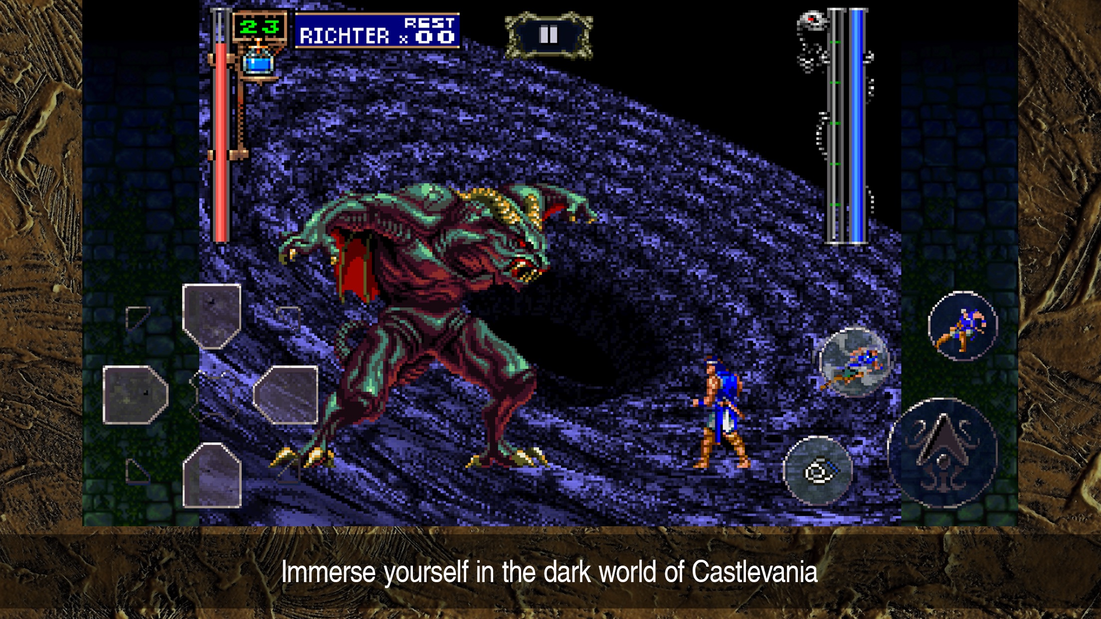 Screenshot do app Castlevania: SotN