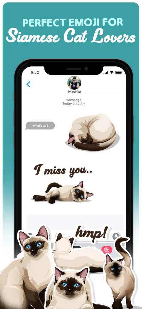 Siamese Cats Emoji Sticker