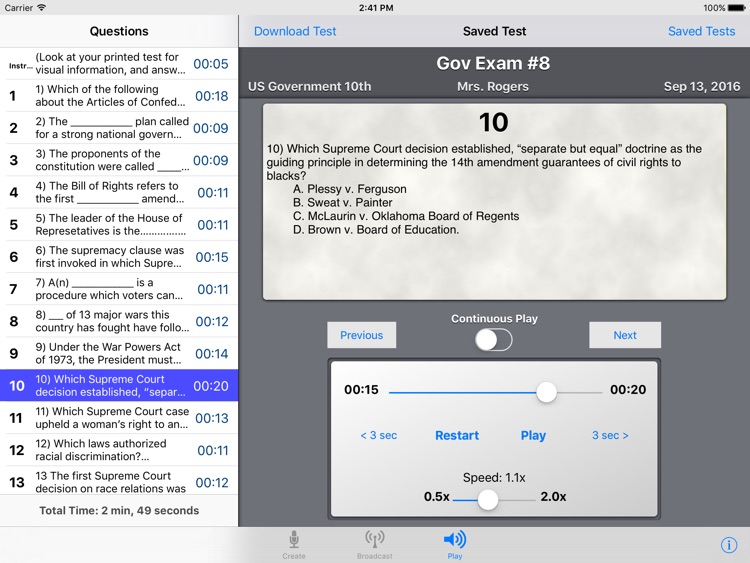 Audio Exam Creator screenshot-3