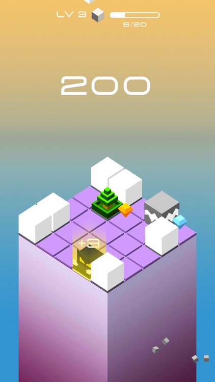 Falling Cube Drop 3D