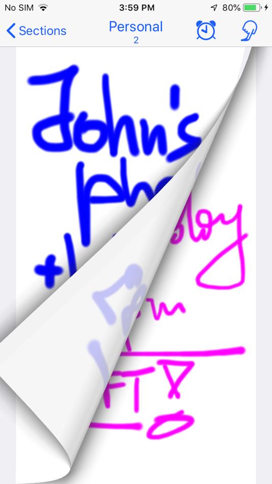 #3. PocketJot - Handwritten Notes (iOS) 由: iStArtApp