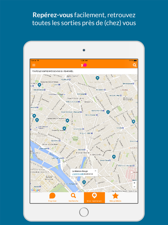 YAMS Paris sorties en famille iPad screenshot 4 - Lifestyle app