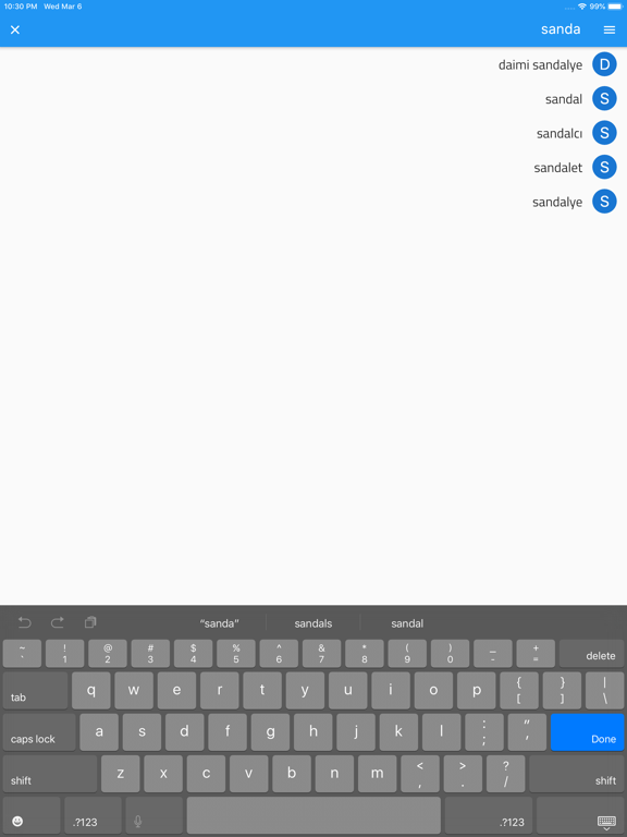 Turkmeneli Dictionary iPad screenshot 7 - Book app