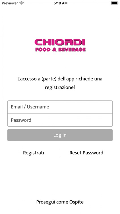 Chiordi Food & Beverage