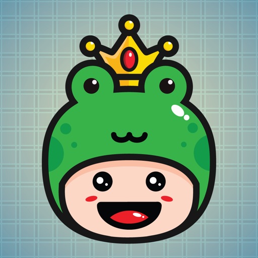 Sticker Me Frog Mascot Boy icon