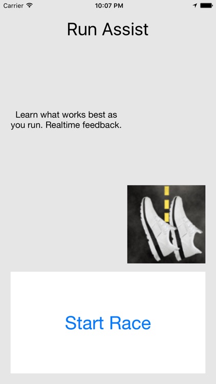 Run assist - a personal coach