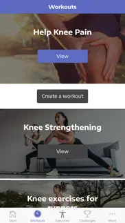 How to cancel & delete knee exercises 2