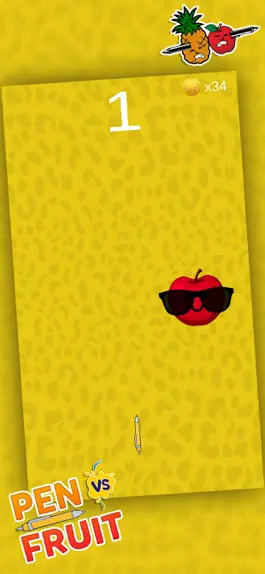 Game screenshot Tap to Hit: Pen VS Fruit apk