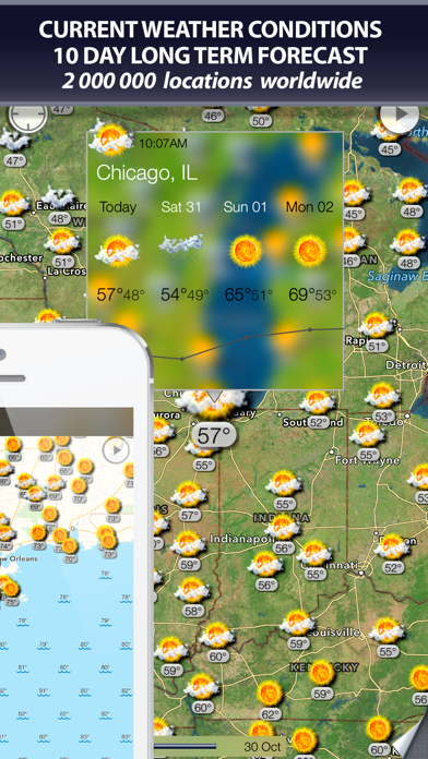 Weather and wind map Screenshot