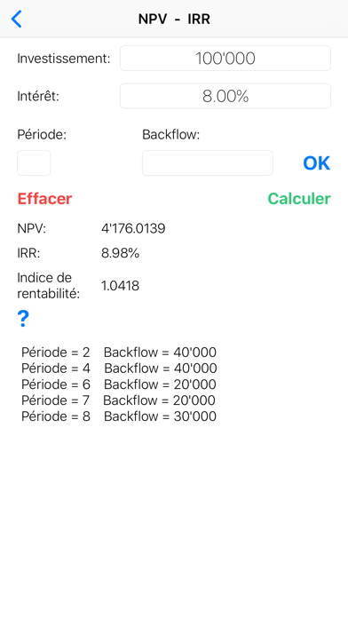 Screenshot #1 pour FinCalcPro Calculateur