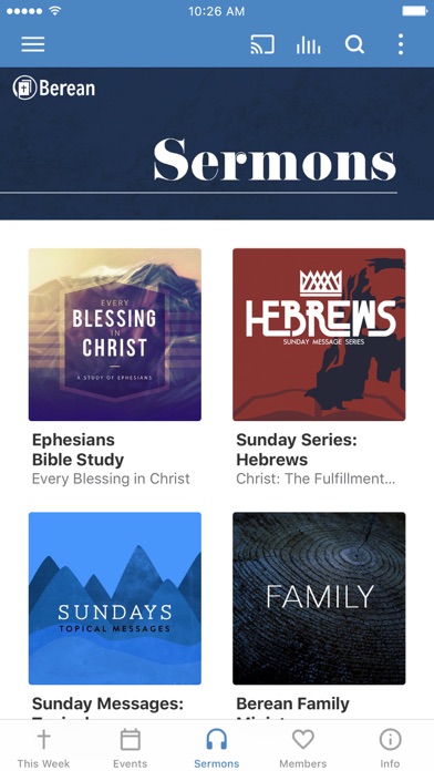 Berean Community Church Screenshot