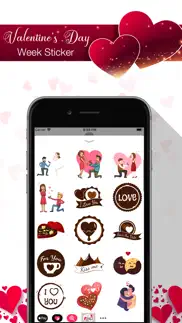 valentine's day week stickers iphone screenshot 3