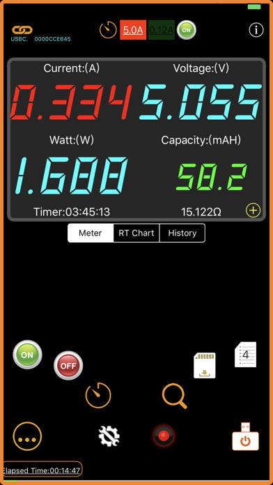 Smart USB Power Meter Screenshot