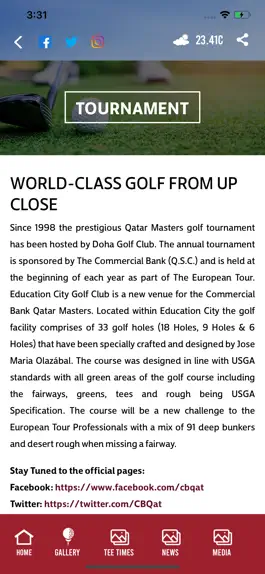 Game screenshot Qatar Masters hack