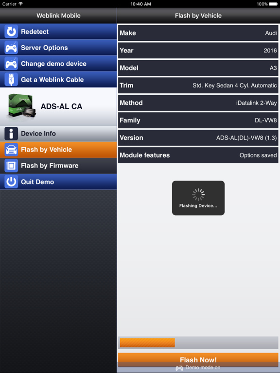 Weblink Mobile iPad screenshot 5 - Utilities app