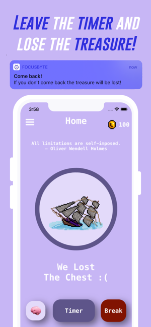 ‎FocusByte - Study Timer Hatch Screenshot