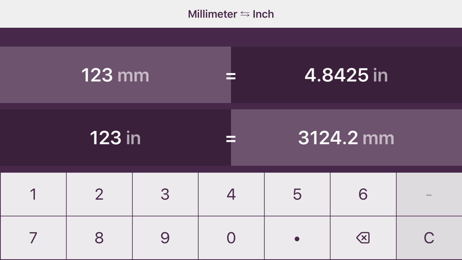 #6. Millimeters to Inches (iOS) 由: Thomas Pelster