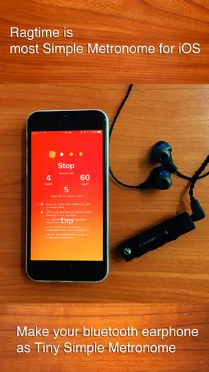 Скриншот Ragtime : Metronome на iPhone 1