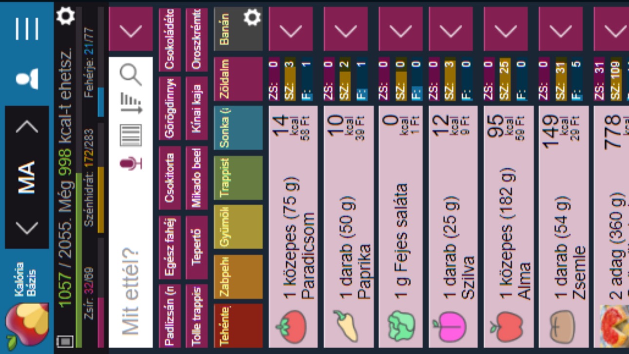 Screenshot 1 of CalorieBase Calorie Counter