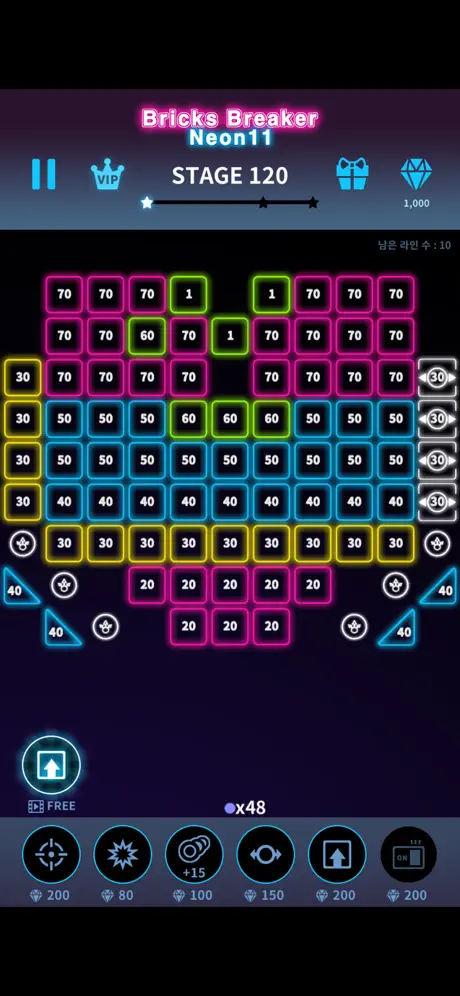 Bricks Breaker Neon 11