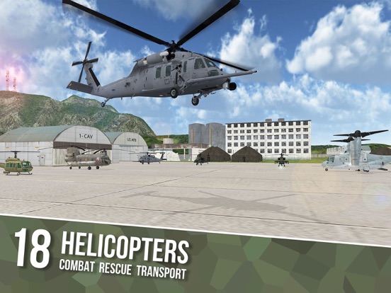 Flight Sims Air Cavalry Pilots iPad app afbeelding 1