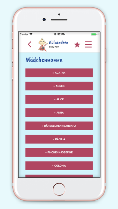Kölnerchen Baby App Screenshot