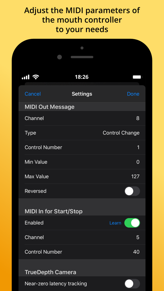 #2. MIDI Mouth Controller (iOS) 由: Nilson Ltd.