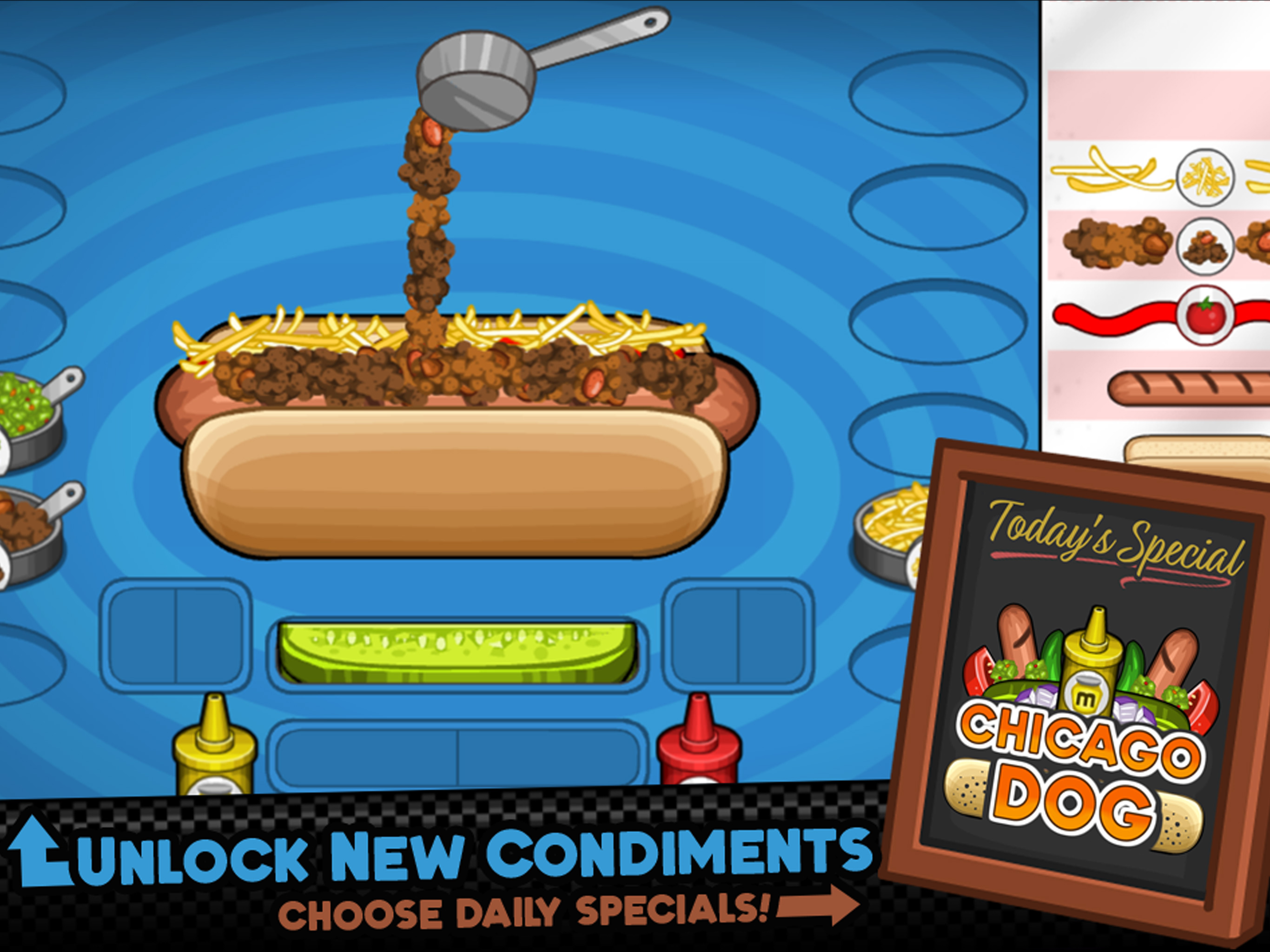 Papa's Hot Doggeria HD screenshot 3