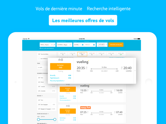 Screenshot #6 pour Avia Scanner - vols pas chers