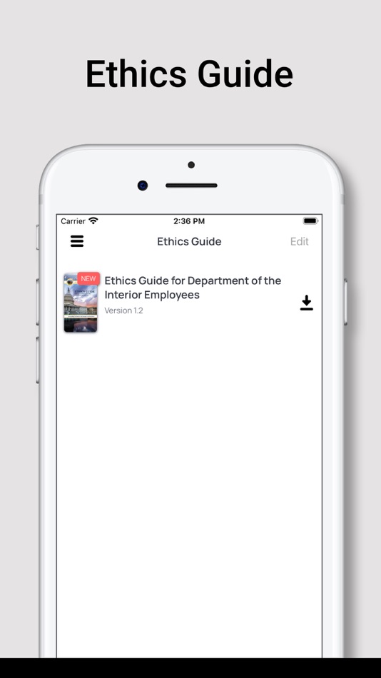 #4. DOI Ethics (iOS) Podle: U.S. Department of the Interior