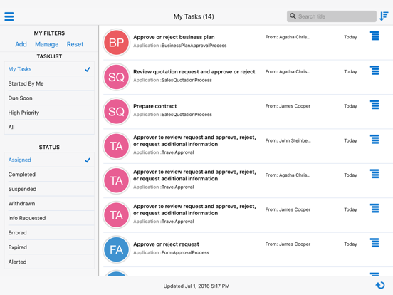 Screenshot #4 pour Oracle Process Mobile