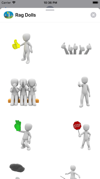 Rag Dolls Stickers Screenshot