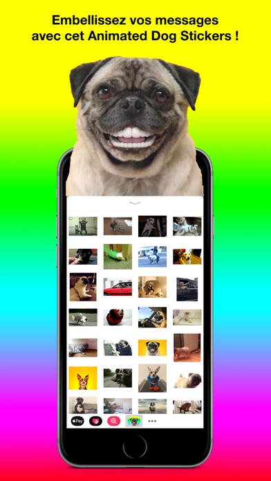 Screenshot #1 pour Chien animé Stickers