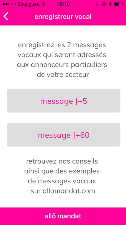 Allô Mandat Recorder screenshot-3