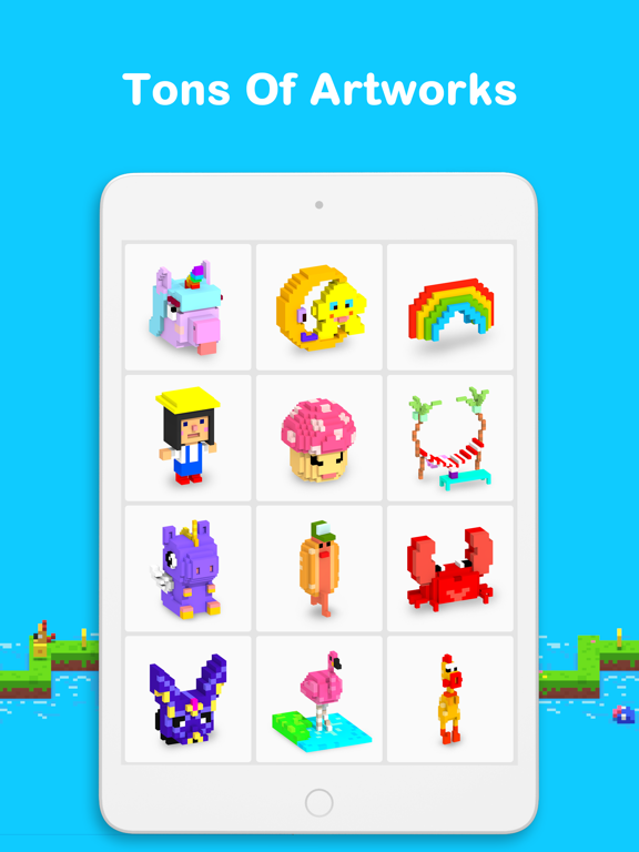 Voxel: Pixel Art Coloring iPad screenshot 5 - Entertainment app