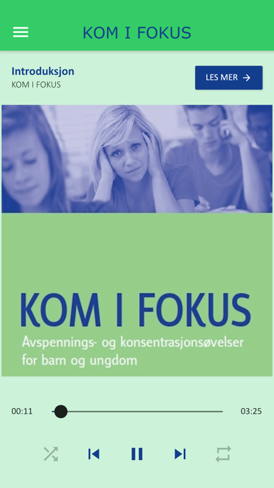 Kom i fokus Screenshot