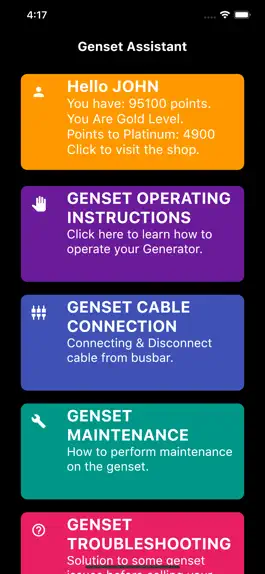 Game screenshot Genset Assistant apk