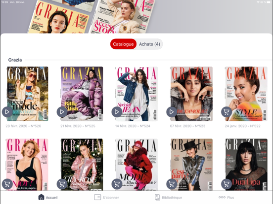 Grazia Magazine iPad app afbeelding 1