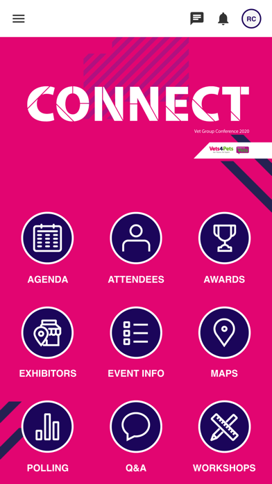 Screenshot 1 of V4P Conference App App