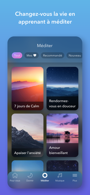 ‎Calm: Sommeil & Méditation Capture d'écran