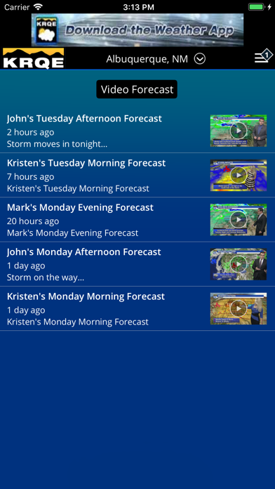 KRQE Weather - Albuquerque Screenshot