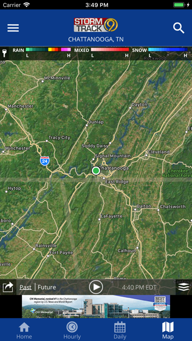 WTVC Storm Track 9 Screenshot