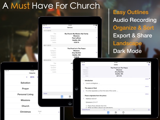 Screenshot #4 pour Sermon Notes PRO - Learn Apply