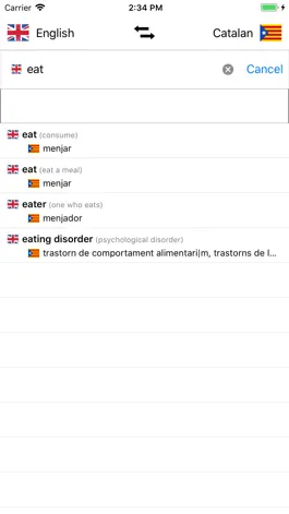 Game screenshot Catalan-English Dictionary apk