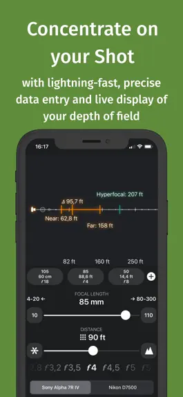 Game screenshot FF: Depth of Field Calculator hack