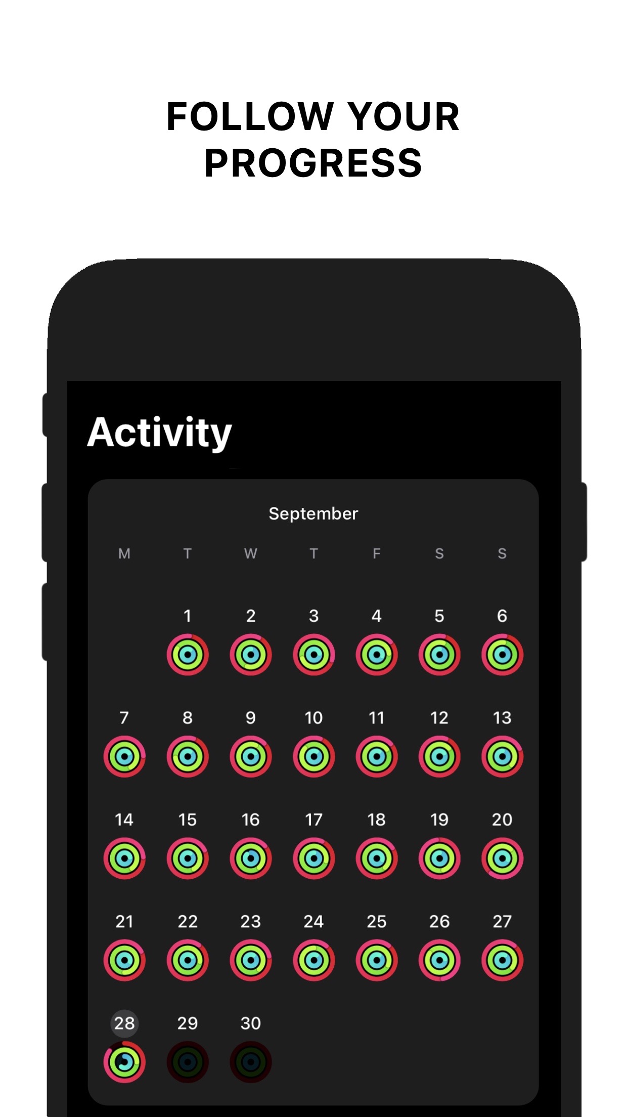 Screenshot do app Activity Tracker+